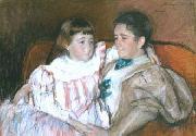 Mary Cassatt Louisine Havemeyer and her daughter Electra Spain oil painting artist